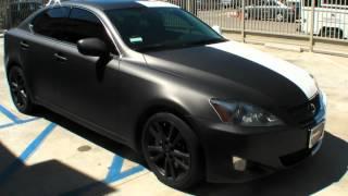 Two Face Lexus IS Car Wrap by Sticker City