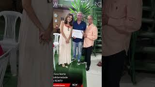 Rotary Club Juiz de Fora Norte homenageia a RCWTV e Geraldo Gomes da Silva