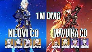 Neuvillette C0 & Citlali C0 Freeze & Mavuika C0 1M shot Team spiral abyss floor 12 Genshin Impact