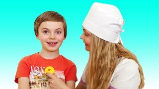 Doctor Checkup Song | Kids Songs | Polina Fun