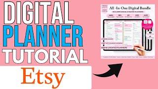 How to Create a Digital Planner to Sell on Etsy (Step By Step)