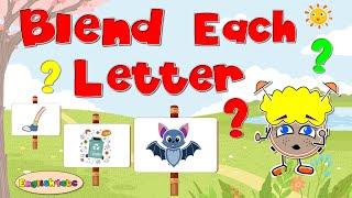 CVC Words / Blend Each Letter / What Word Do They Make? / Phonics Song!