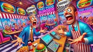 Insanely Chaotic Fast Food Simulation Game! | Fast Food Simulator