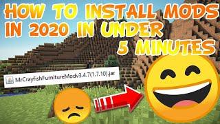 How to install Minecraft mods in 2020 Easy Step by Step Tutorial