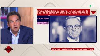 Beauvau, une passation à couteaux tirés -  L’édito de Patrick Cohen - C à vous - 23/09/2024