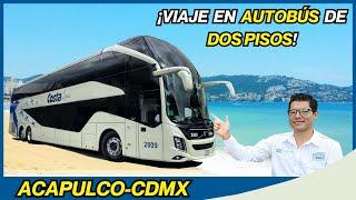 Costa Line: Recorriendo la ruta escénica Acapulco-México en sus nuevos autobuses de dos pisos