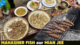 Mian Jee ke Khanay | MahaSher Fish of Tarsakoon, Swabi | Delicous Pakistani Food | Street Food PK