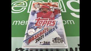 2021 Topps Baseball Series 1 Hobby Box Break - MenuGem Break #1