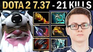 Sniper Gameplay Miracle Miracle with 21 Kills and Disperser - Dota 2 Kez