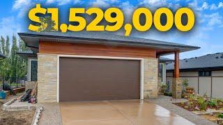 Tour a $1,529,000 Luxury Bungalow in Mystic Ridge on Springbank Hill, Calgary!  Real Estate 2023