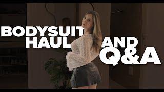 BODYSUIT Haul and Q&A: What do I like in a man?  [4K]