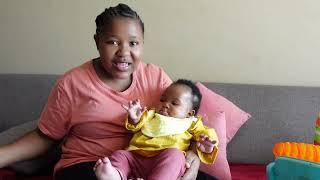 I'M BACK l LIFE UPDATE:A REALISTIC MORNING WITH A 3 MONTHS OLD BABY VLOG l CUTE BABY (BEAUTIFUL BABY