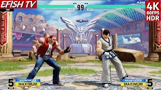 Terry Bogard vs Kim Kaphwan (Hardest AI) - KOF XV