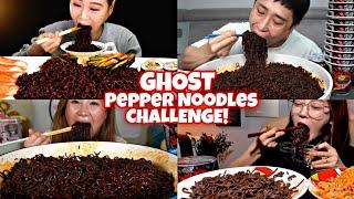 GHOST PEPPER NOODLES VS MUKBANGERS!️