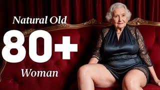 Natural Older Women Over 80 || Beautiful Attractive Mini Dresses Classy Beauty