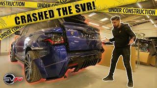 CRASHED THE RANGE ROVER SVR !!