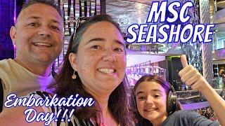 MSC Seashore Embarkation Day! What A Ship! Our First Impression And Information You Need!