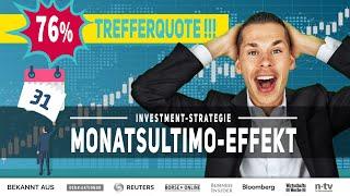 Monatsultimo-Effekt - Strategie mit 76% Trefferquote