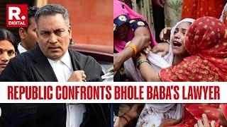 Hathras Stampede Tragedy: Bhole Baba's Lawyer AP Singh Alleges Conspiracy By 'Anti-Social' Elements