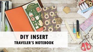 DIY Traveler's Notebook Standard Sized Insert with Printables