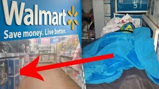 Boy lives in Walmart for two days; Walmart shoplifter jumps out of ceiling to escape - Compilation