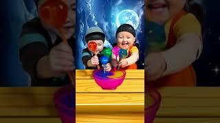 Squid Game Ice Bar Slime ASMR #squidgame #squidgame2 #ai #asmr #shorts