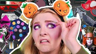 Blutiger Lipgloss?🩸 Spinnen Wimpern?!️ Ich teste HALLOWEEN MAKE-UP Produkte! 