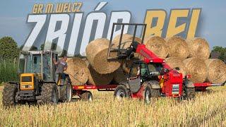  ZBIÓR BEL 2024 W TRUDNYCH WARUNKACH!  GR M.WELCZ  RENAULT 155.54 & MANITOU 