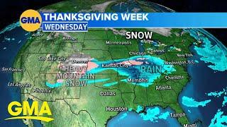 Early look at Thanksgiving holiday forecast