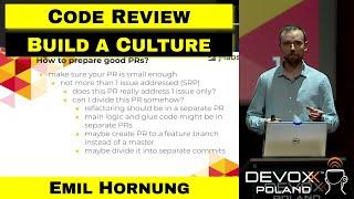 Building a code review culture – Emil Hornung