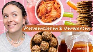 FERMENTIEREN & VERWERTEN » Kombucha & Kimchi ansetzen + Trester aufbrauchen │ Food Friday #195