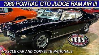 Rare 1969 Pontiac GTO Judge at 2024 Muscle Car and Corvette Nationals