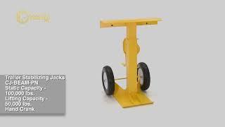 CJ-BEAM Trailer Stabilizing Jacks - Gold Key Equipment