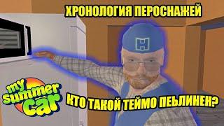 КТО ТАКОЙ ТЕЙМО ПЕЬЛИНЕН? [ХРОНОЛОГИЯ ПЕРСОНАЖЕЙ]  My Summer Car