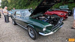 Brooklands American Cart Day 2024. Surrey Mustang Owners Club.