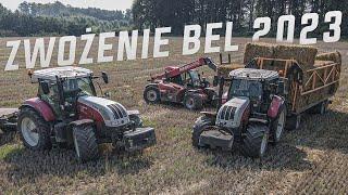 Zwożenie bel 2023Manitou w akcji?!Jedyne zestawy w pomorskimGPOIW POLFARM