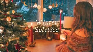 Celebrating the Winter Solstice & A Cozy Snow Day ️ Silent Vlog