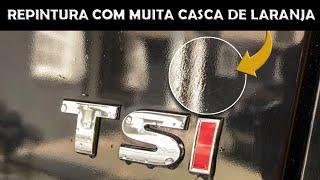 TIRANDO CASCA DE LARANJA DO Up TSI - Processo completo 