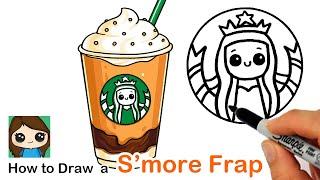 How to Draw a Starbucks S'mores Frappuccino | Summer Art Series #8