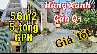 Bán nhà Bình Thạnh; gần Q1. 4 x 14 xây 5 tầng có 6PN và 2 ST.