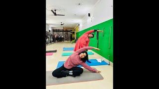 Evening Yoga session with Dr. Sandhya for Senior citizens