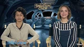 'Star Wars: Skelton Crew' stars Ravi Conyers & Ryan Armstrong on working with Jude Law