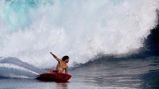 Surfing Indonesia | On A 1996 Round Nose Fish