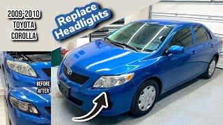 How To Remove Toyota Corolla Headlights (2009-2010)