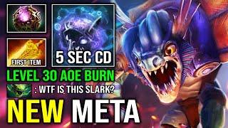 LEVEL 30 NEW META First Item Radiance Octarine 5 Sec CD Dark Pact 805 Damage Per Hit Slark Dota 2