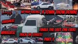 H Town Throwdown Finale No Prep Racing Crashes Yoshi Wheelies Trick Or Street Part 1!