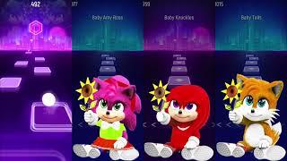 Amy EXE - Baby Amy Rose -  Baby Knucles - Baby Tails - - Tiles Hop