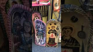 Wood bateas, retablos, crosses