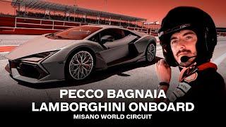 Pecco Bagnaia - Lamborghini Revuelto Onboard at Misano World Circuit