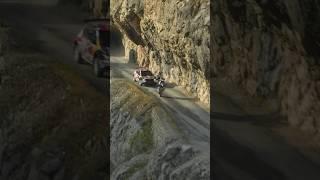 Rally car vs Adventure Bike  #short